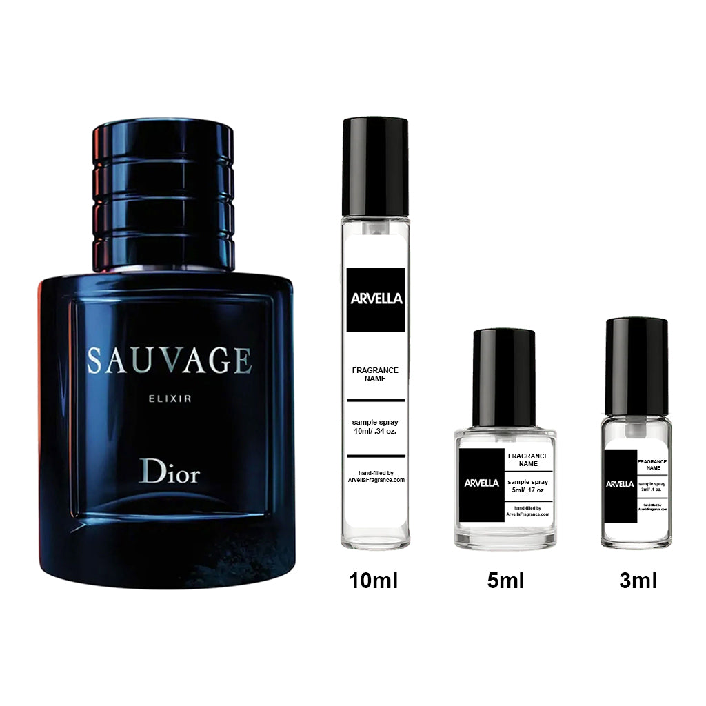 Dior Sauvage Elixir Sample 10ml Spray - Arvella Fragrance